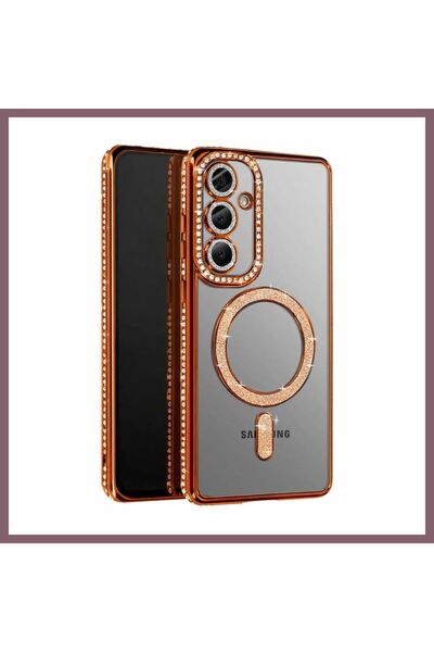 Generic Brand Samsung Galaxy A37 5g Joke Simli Magneticsafe Case - Orange Bzss