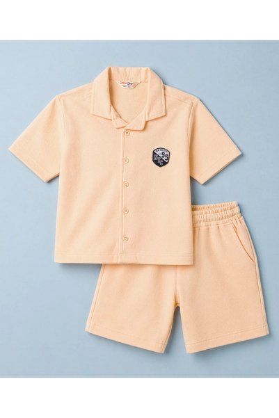 Primo Gino 100% Cotton Popcorn Textured Oversized Drop Shoulder Half Sleeves ...