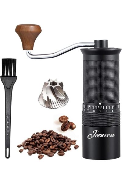 GENERAL Coffee Grinder by Jiuyun, 7-Star Stainless Steel Core with 35 Levels ...