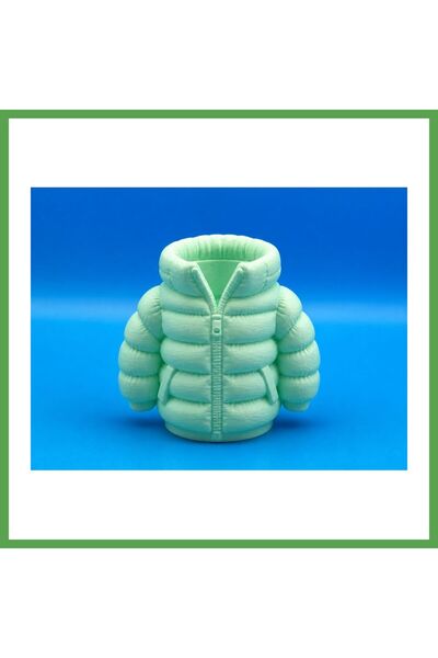Generic Brand 3D Printed Inflatable Coat Pen Holder - Desktop Organizer-Mint Mgc