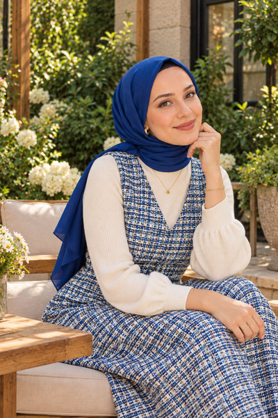 TESETTÜREVİM Kışlık jile blue