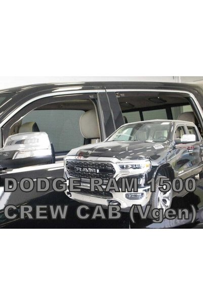 Heko Dodge Ram 1500 Crew Cab (ΔΙΠΛΗ ΚΑΜΠΙΝΑ) 4D 2019+ Σετ Ανεμοθραυστών Αυτοκ...