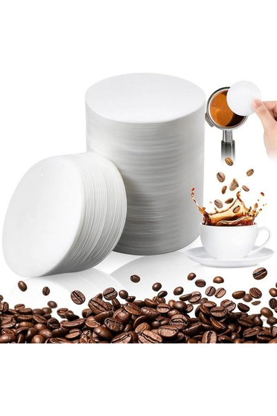 GENERAL 500 Pieces Round Shape Coffee Filter Papers Unbleached Espresso Filte...
