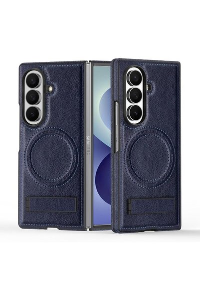 Noor Spark Faux Leather Strong Magnetic for Samsung Galaxy Z Fold 8 Ultra cas...