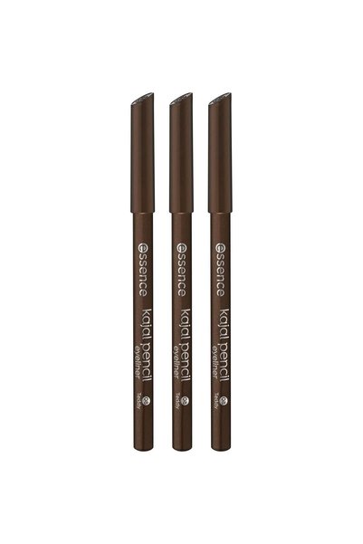 Essence 3x PACK Eyeliner kajal pencil 08, 1 g