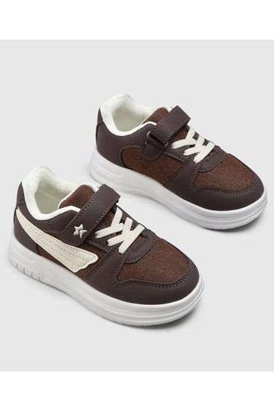 Cute Walk by Babyhug Sneakers with Velcro Closure - Brown