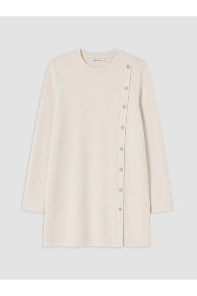 LC Waikiki Nevavm Farkıyla Lcw Everyday Beige Diving Fabric Plain Standard & ...