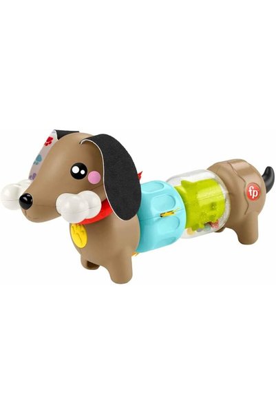 FISHER-PRICE BABY لعبة فيشر-برايس التعليمية للكلاب الصغيرة مع أصوات وحركات، ل...