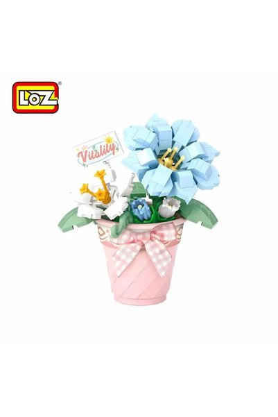 Loz وعاء زهور ميكرو بلوك سنتيان 210 قطعة LZ8835