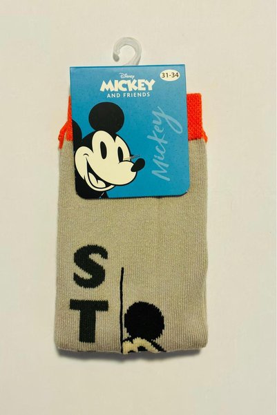 Mickey Mouse جوارب قطنية مرخصة للأولاد والبنات، جوارب يومية، جوارب هدايا منقو...