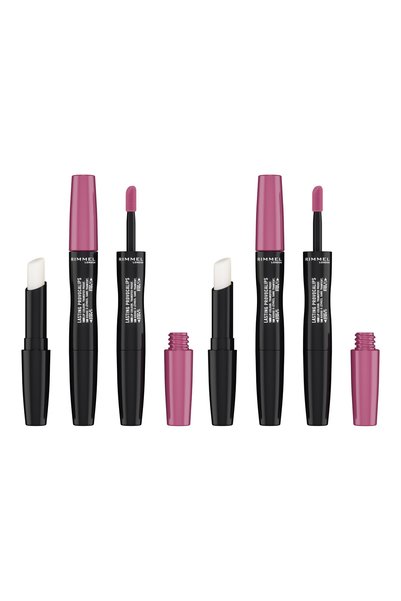 Rimmel 2x ΣΥΣΚΕΥΑΣΙΑ Provocalips Υγρό κραγιόν με διαρκές τελείωμα, 410 Pinky ...