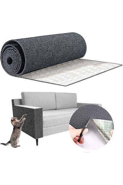 GENERAL Cat Scratch Mat, Cat Scratch Pads for Furniture Protection, Self-Adhe...