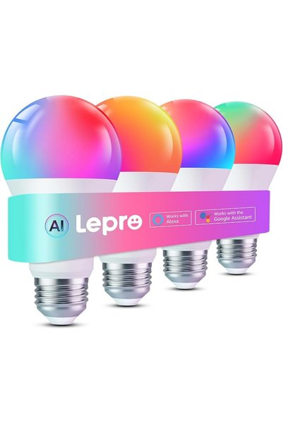 LEPRO مصباح ذكي B2 بتقنية الذكاء الاصطناعي E27، 1100 لومن 10 واط، مصباح LED ل...