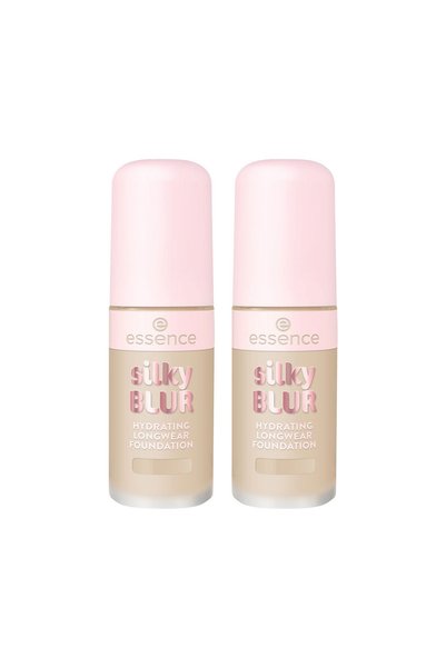 Essence Pachet de 2 Silky Blur Bază de machiaj de lungă durată # 155 30 ml