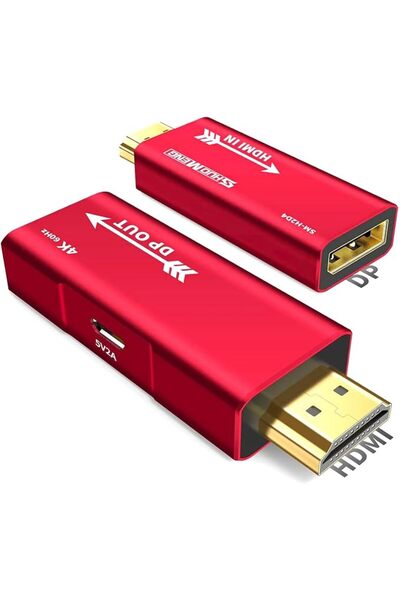GENERAL HDMI to Display Port Adapter 4K 60Hz 1080P 120Hz Male to Female Compa...