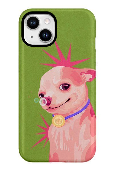 EDELFU متوافق مع iPhone 15 PLUS / 14 PLUS - غطاء وردي اللون، غطاء مزدوج الطبق...