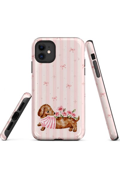 EDELFU متوافق مع iPhone 12 / 12PRO - تصميم زهري، غطاء مزدوج الطبقات، غلاف حما...