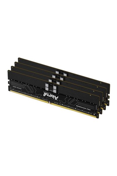 Kingston Memorie FURY Renegade Pro 64GB (4x16GB) DDR5 ECC DIMM, CL32, Negru