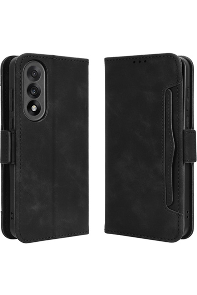 XGSM Husă tip carte pentru OnePlus Nord 5, cu slot pentru card, Negru