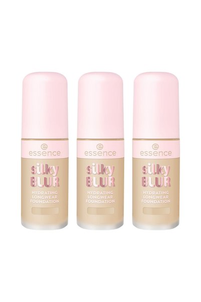 Essence 3x PACK Silky Blur Long-Lasting Make-up Base #168 30 ml