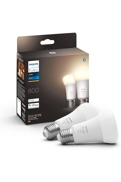 Philips Hue لمبة إضاءة ذكية بيضاء وملونة 100 واط - 1600 لومن [E27 إديسون سكرو...
