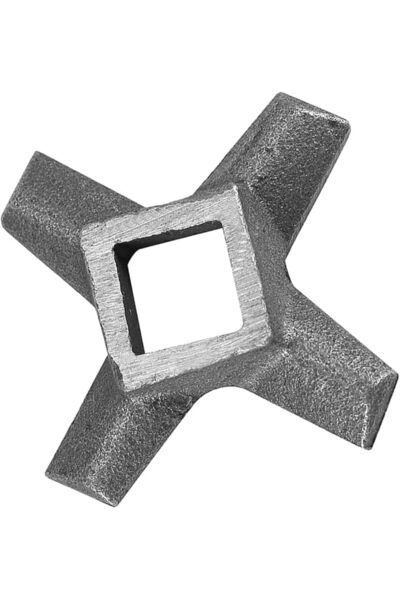 GENERAL Steel Meat Grinder Blade, Silver, Rust-Resistant, Wing-Shaped Design,...