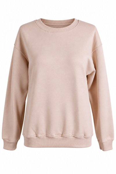 trender O Neck 3 Thread Stone Women's Sweatshirt 27Kdt1000011