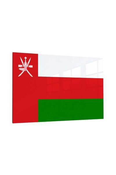 BLANKD Oman Flag Metal Poster - Magnetic Wall Art Print