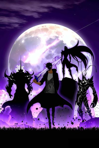 BLANKD Sung Jin-Woo Shadows 2 Anime Metal Poster - Magnetic Wall Art Print