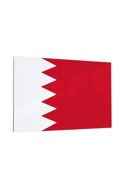 BLANKD Bahrain Flag Metal Poster - Magnetic Wall Art Print