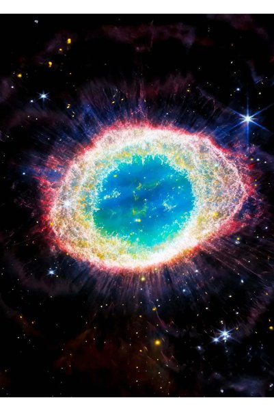 BLANKD Ring Nebula Movie Metal Poster - Magnetic Wall Art Print