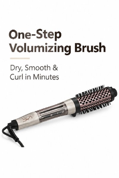 LAC 3 in 1 Hot Air Brush Hair Dryer Volumizer, Ionic Ceramic Barrel, Multi He...