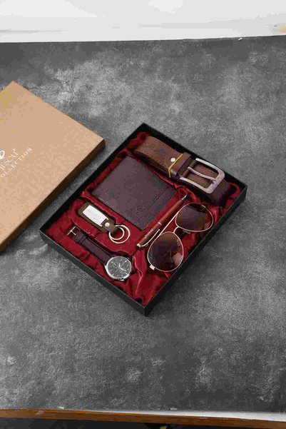 Bluejw New Fashion Luxury Men Custom logo Luxury Men 6pcs Gift Set Include Wa...