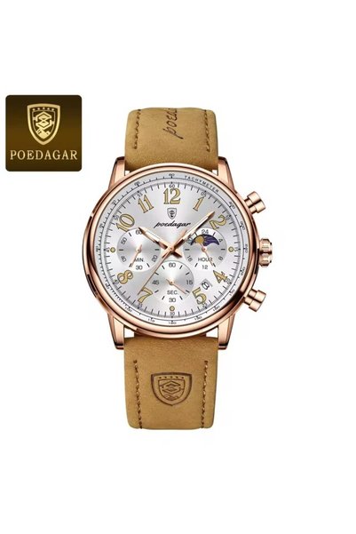 Bluejw POEDAGAR 808 Luxury Sports Watch for Man Waterproof Luminous Chronogra...