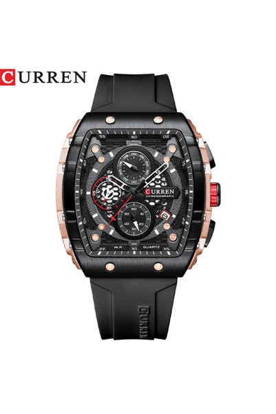 Bluejw CURREN Luminous Fashion Men Stainless Steel Watches Luxury Quartz Wris...