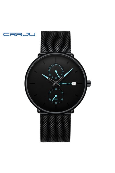 Bluejw ساعة رجالية CRRJU 2265، ساعات رياضية للرجال، ساعة أنيقة مقاومة للماء م...