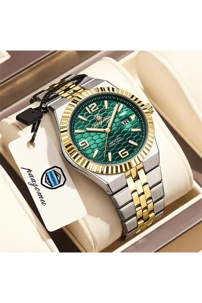 Bluejw PAAZOMU High Quality Men Clock Waterproof Luminous Luxury Man Watch St...