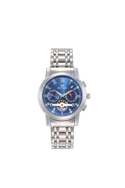 Bluejw Men's Watches Luminous Stainless Steel Belt Small Three-pin Fashion Qu...