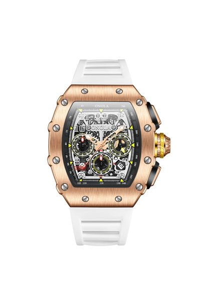 Bluejw ONOLA 6826 Quartz Men's Watch Multi Functional Waterproof Luminous Spo...