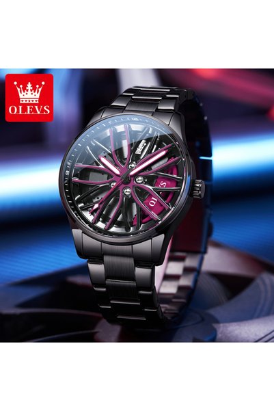 Bluejw Olevs 9937 Men's Wristwatches Fashion Stainless Steel Strap Luminous H...