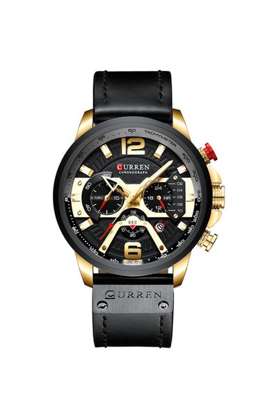 Bluejw Top Brand CURREN Men Watch Business Multi Function Chronograph Men Wri...