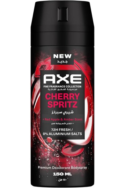 axeweld AXE Fine Fragrance Premium Deodorant Body Spray ، Cherry Spritz ، رائ...