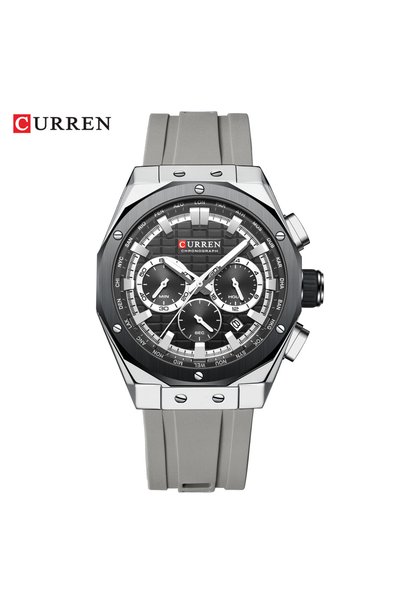 Bluejw ساعة كوارتز رجالية CURREN 8464 مع تقويم، ساعة أنيقة متعددة الوظائف مقا...