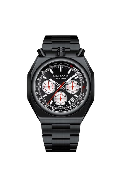 Bluejw MINI FOCUS 0601 Men's Quartz Watch Fashion Multifunctional Calendar Lu...