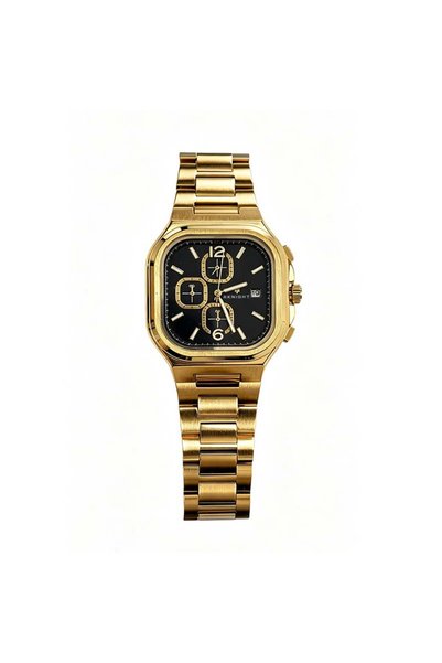 Bluejw Watches-men-fashion Quartz Watch for Men Luxury Stainless Steel 42mm L...