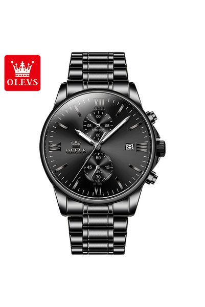 Bluejw OLEVS 2886 Top Brand Men's Watches Luxury Stainless Steel Date Luminou...