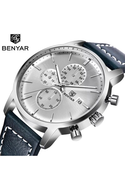 Bluejw BENYAR 5146 Men's Watches ClassicFashion Waterproof Quartz Mens Design...