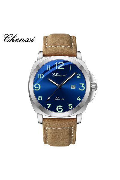 Bluejw Chenxi 8254 Luxury Men's Quartz Watch Waterproof Classics Calendar Lum...