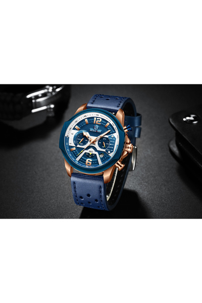 Bluejw ساعة رجالية Golden Hour 130 من أفضل الماركات الفاخرة، ساعة رياضية للرج...