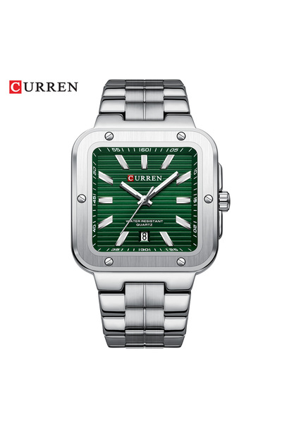 Bluejw CURREN Luxury Gold White Man Watch Waterproof Stainless Steel Luminous...